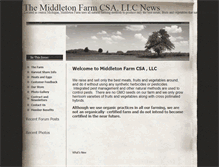 Tablet Screenshot of middletonfarmcsa.com